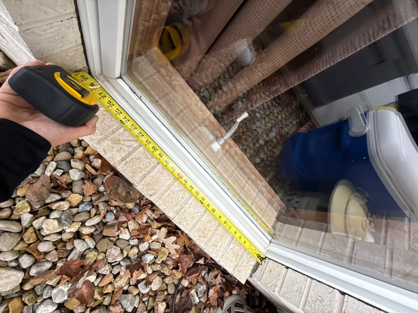 Window replacement documented in Sweet Briar
